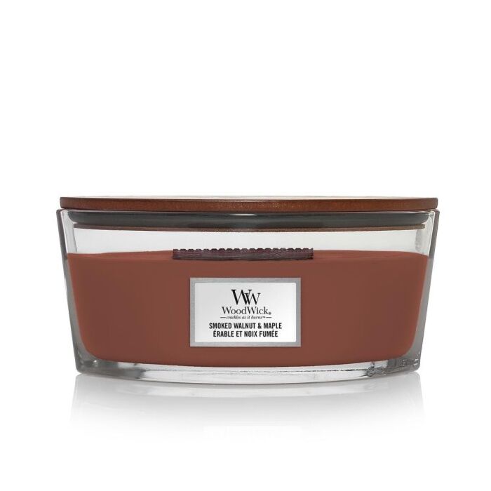 WoodWick Smoked Walnut & Maple Ellipse Jar